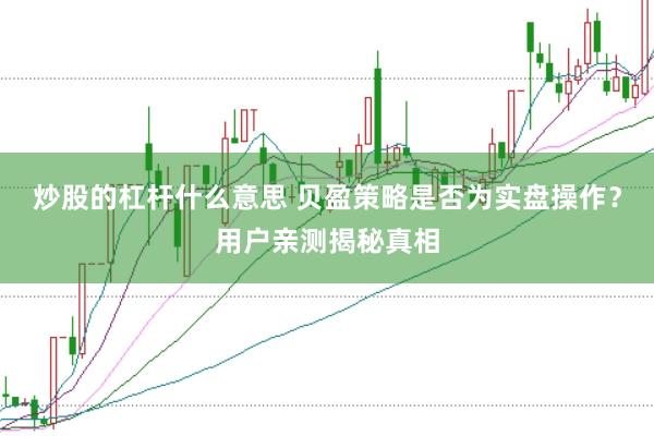 炒股的杠杆什么意思 贝盈策略是否为实盘操作？用户亲测揭秘真相